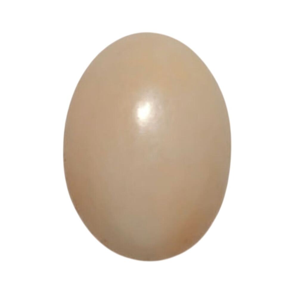 Natural Angel Skin Coral Oval Cabochon Blush Pink 8.00 Carat Gemstone 17x13mm
